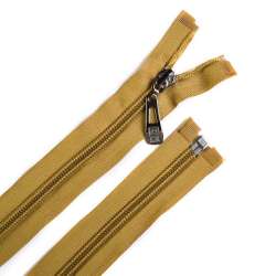 Молния спиральная М-70 Тип-5 разъемная х/б горчичная