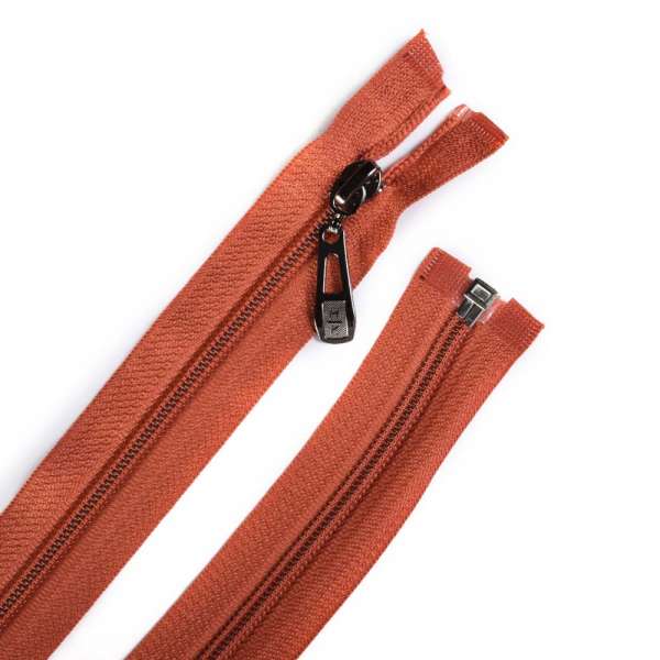 Молния спиральная М-70 Тип-5 разъемная х/б терракотовая