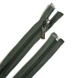 Молния спиральная М-70 Тип-5 разъемная х/б серо-зеленая