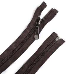 Молния спиральная М-70 Тип-5 разъемная х/б коричневая темная