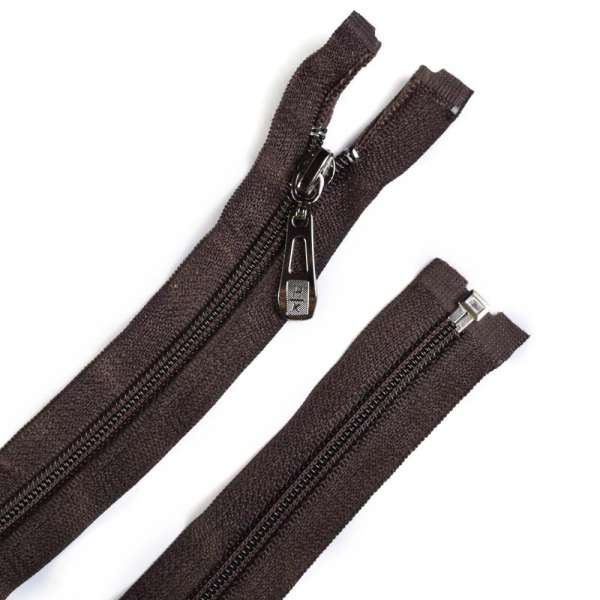 Молния спиральная М-70 Тип-5 разъемная х/б коричневая темная