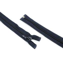 Молния спиральная М-75 Тип-5 разъемная х/б синяя темная