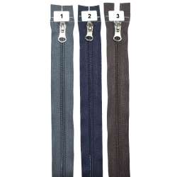 Молния спиральная М-60 разъемная 2 бегунка в ассортименте