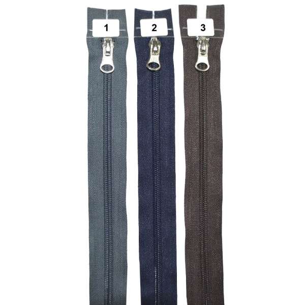 Молния спиральная М-60 разъемная 2 бегунка в ассортименте