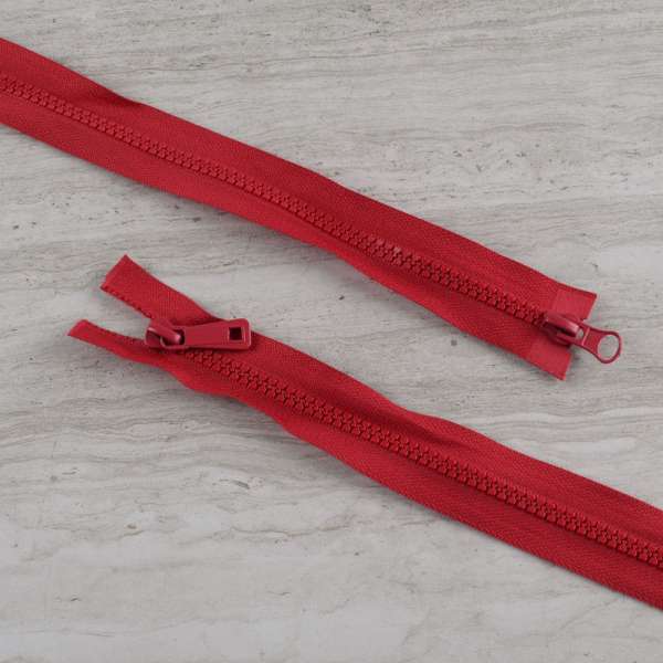 Молния тракторная М-100 Т-5 2 бегунка разъемная красная