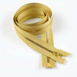 Молния тракторная М-90 Т-5 1 бегунок разъемная золотистая