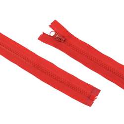 Молния тракторная М-45 Т-5 1 бегунок разъемная красная