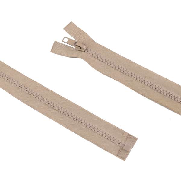 Молния тракторная М-45 Т-5 1 бегунок разъемная бежевая