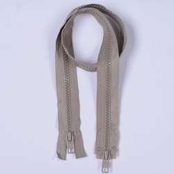 Молния тракторная М-90 Тип-10 разъемная 2 бегунка беж