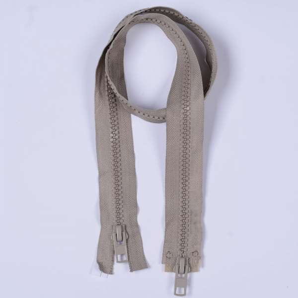 Молния тракторная М-90 Тип-10 разъемная 2 бегунка беж