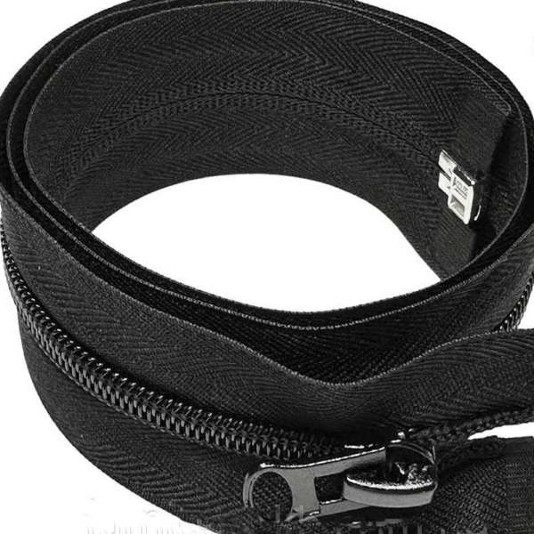 Молния спиральная М-80 Т-8 разъемная 1 бегунок черная