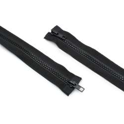 Молния тракторная М-120 Тип-5 разъемная 2 бегунка черная