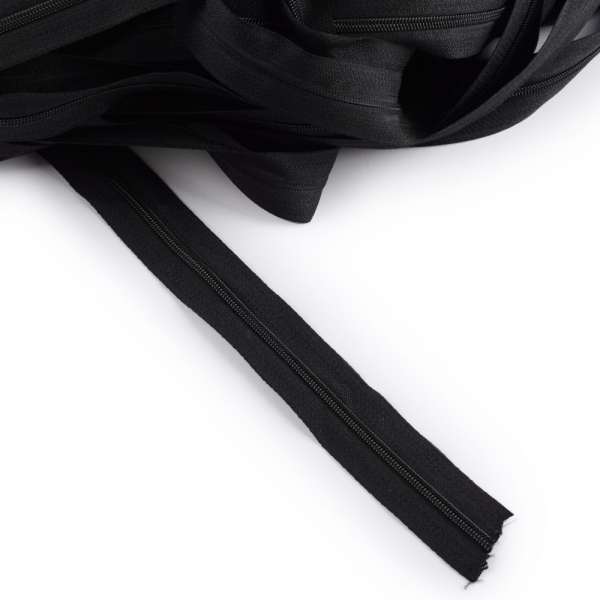 Молния рулонная спиральная Т-3 (за метр) черная