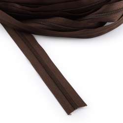 Молния рулонная спиральная Т-3 (за метр) коричневая
