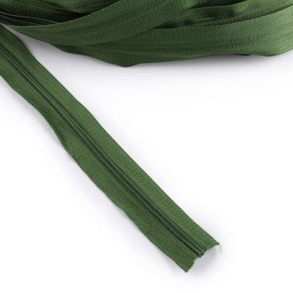 Молния рулонная спиральная Т-3 (за метр) зеленая