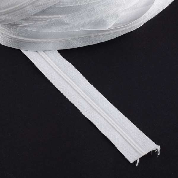 Молния рулонная спиральная Т-3 (за метр) белая