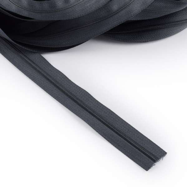 Молния рулонная спиральная Т-3 (за метр) серая темная