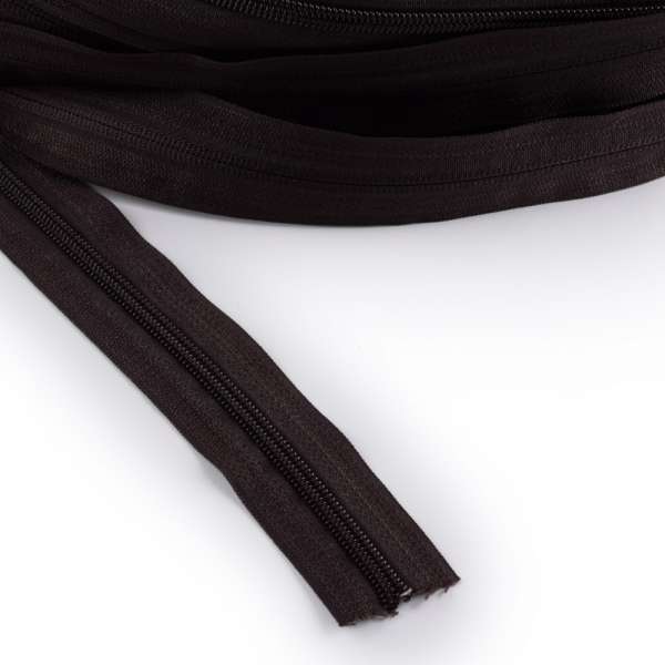 Молния рулонная спиральная Т-5 (за метр) коричневая темная