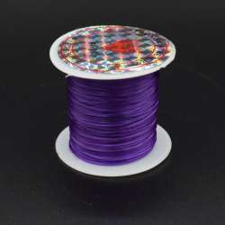 Нитка стрейч фиолетовая