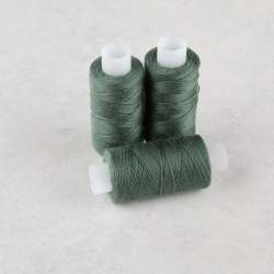 Нитки для джинсов 20/3 Омега-36 (150м) цвет 411 зеленые хвойные