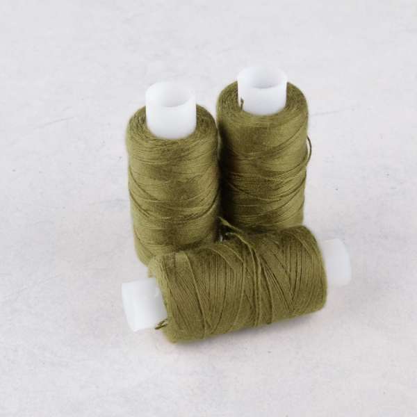 Нитки для джинсов 20/3 Омега-36 (150м) цвет 418 оливковые темные
