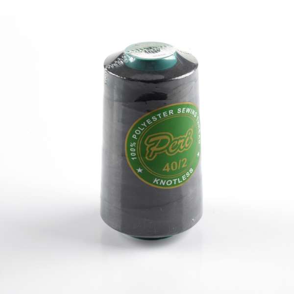 Нитки Пери 4000 ярдов №40/2 бобина черные