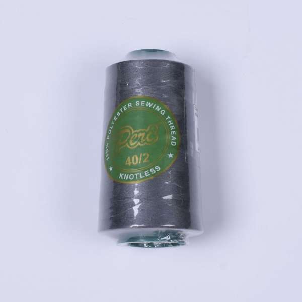 Нитки Пери 4000 ярдов №40/2 бобина серые темные цвет 203