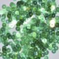 Пайетка 5мм 25 г зеленая хамелеон прозрачная