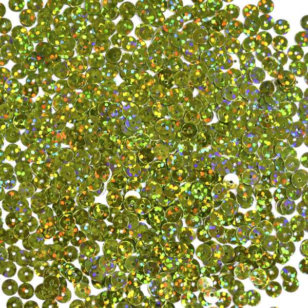 Пайетка голограмма 5мм 25г болотная