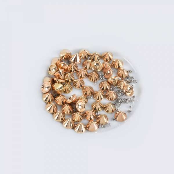 Шип с заклепкой 10мм, высота 8мм 50шт/упак