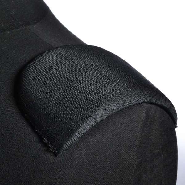 Плечевые накладки поролон обшитые трикотажем 10х95х140 черные
