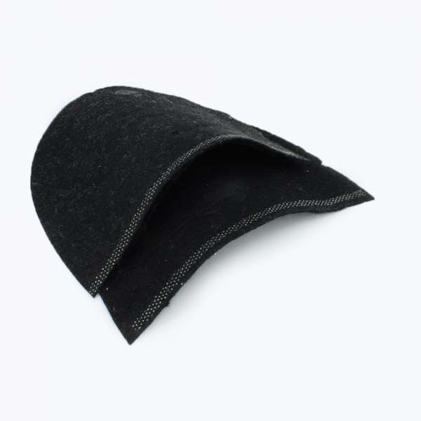 Плечевые накладки для трикотажных изделий из нетканного материала 3 слоя черные