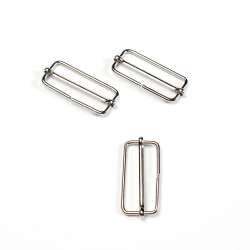 Рамка с перемычкой металл 38мм 40х20мм никель