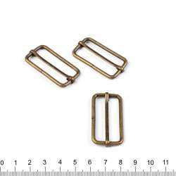 Рамка с перемычкой металл 38мм 45х23мм антик