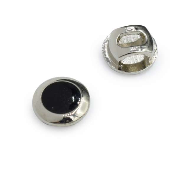 Пряжка неразъемная металл отверстие 7мм таблетка 15х15мм никель