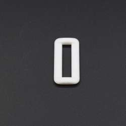 Пряжка рамка 25мм пластик 33х16мм белая