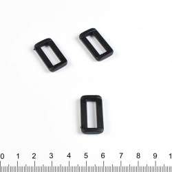 Пряжка рамка 20мм пластик 27х14мм черная