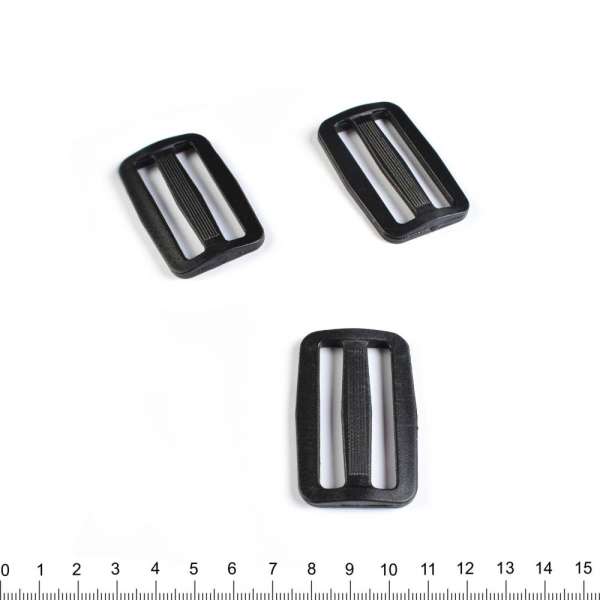 Пряжка 50мм пластик 57х36мм черная