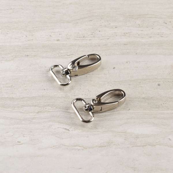 Карабин металл 20мм никель