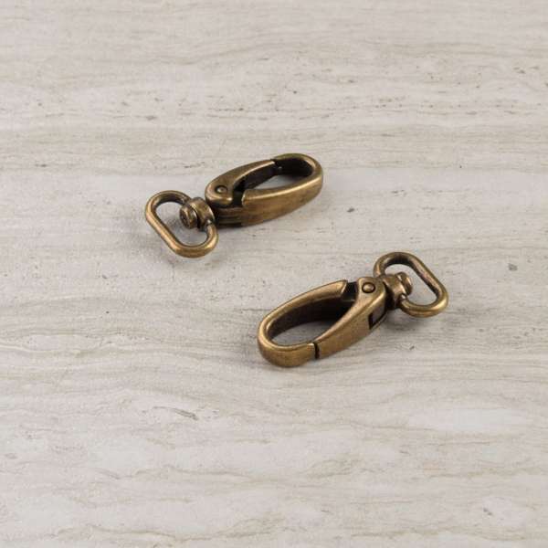 Карабин металл 15мм антик