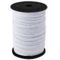 Резинка 3мм белая плотная