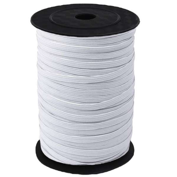 Резинка 3мм белая плотная