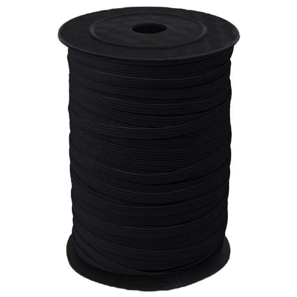 Резинка 3мм черная плотная