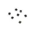 Стразы в цапах акрил пластик черные