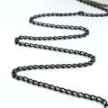 Цепочка металлическая 6х4мм черная
