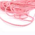Шнур кожзам прошитый 4мм розовый