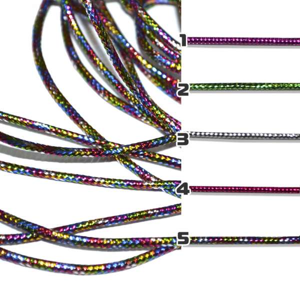 Шнур люрекс круглый в ассортименте