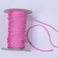 Шнур спортивный плетеный розовый