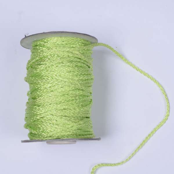Шнур спортивный плетеный салатовый