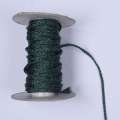 Шнур спортивный плетеный зеленый изумрудный